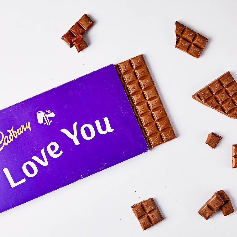 Giant Cadbury I Love You Dairy Milk Bar (850G) Chocolates