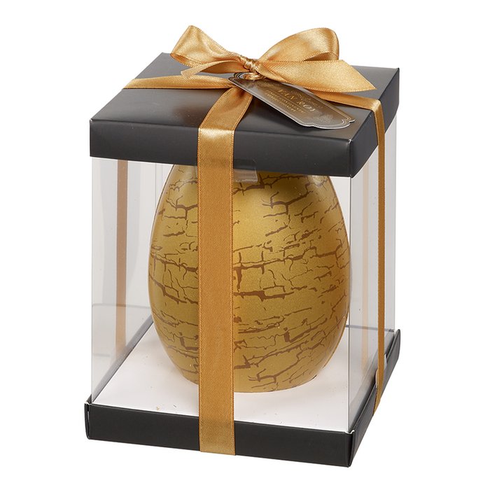Luxury Golden Belgium Chocolate Egg in Gift Box