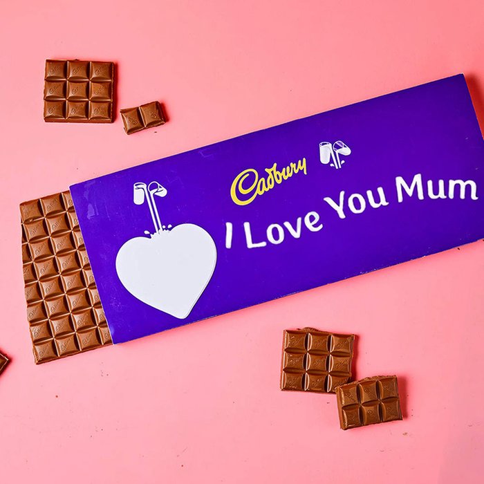 Giant Cadbury I Love You Mum Dairy Milk Chocolate Bar (850g)