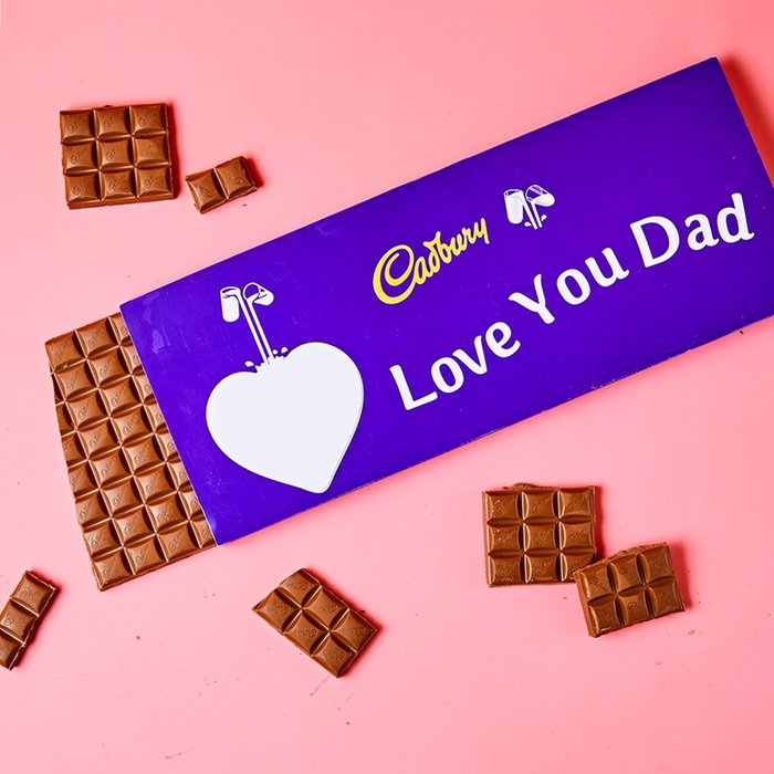 Giant Cadbury I Love You Dad Dairy Milk Bar (850g)