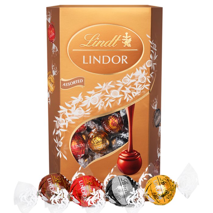 Lindt Lindor Assorted Chocolate Truffles Box 600g