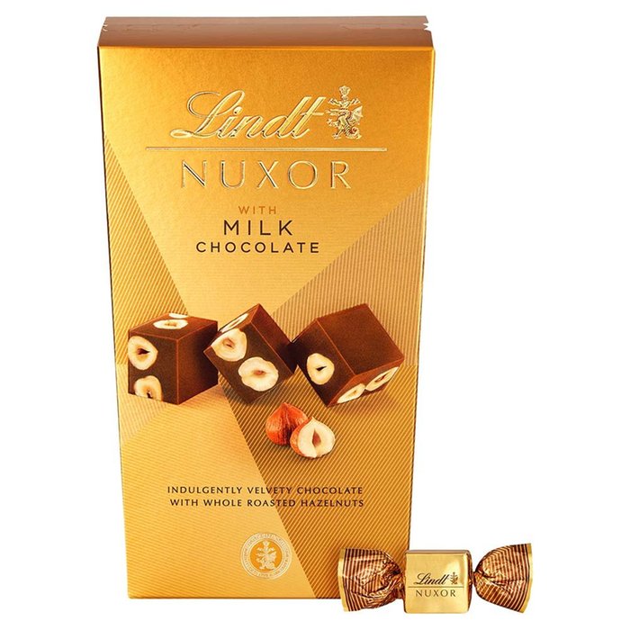 Lindt Nuxor Milk Chocolate & Whole Roasted Hazelnut (165g) Moonpig
