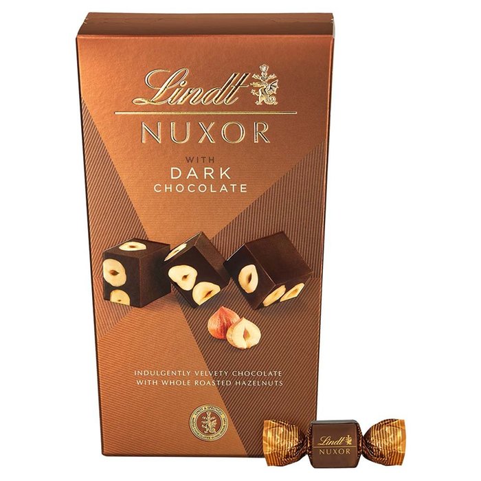 Lindt Nuxor Dark Chocolate & Whole Roasted Hazelnut Box (165g)