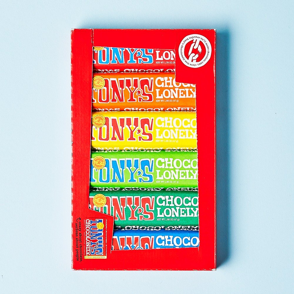 Tony's Chocoloney Rainbow Chocolate Tasting Pack (288G) Chocolates