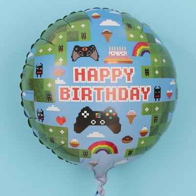 Happy Birthday Gamer Balloon