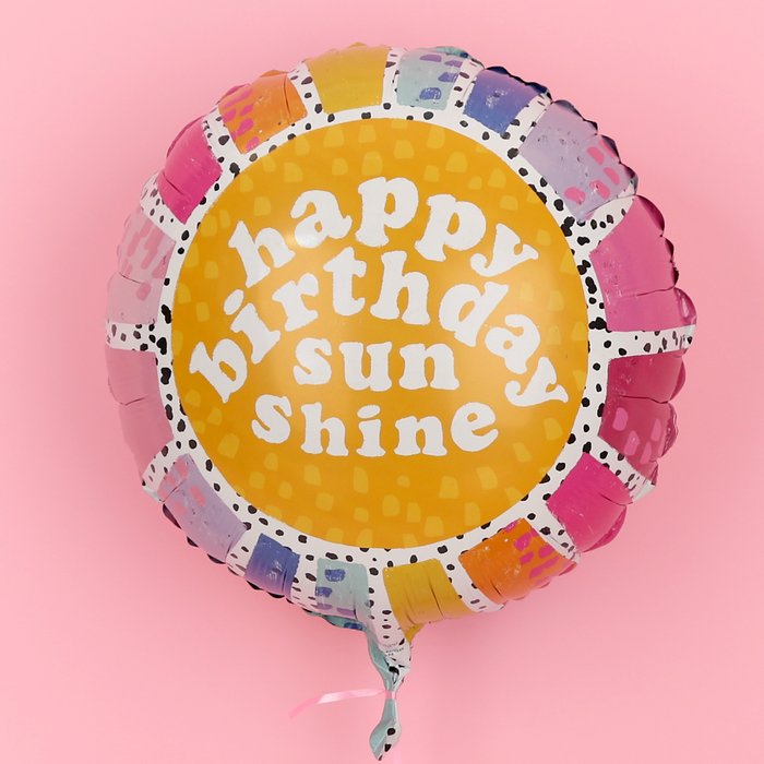 Happy Birthday Sunshine Balloon