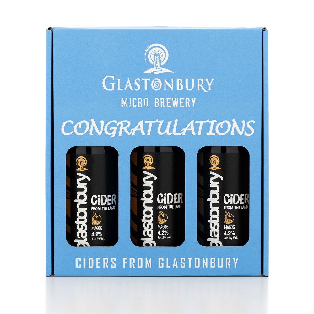 Glastonbury Micro Brewery Congratulations Trio Of Ciders Alcohol