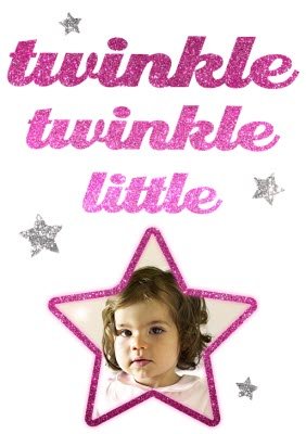 Twinkle Twinkle Little Star Photo Upload T-shirt