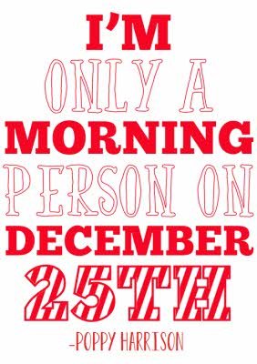 Christmas Morning Person Personalised T-shirt