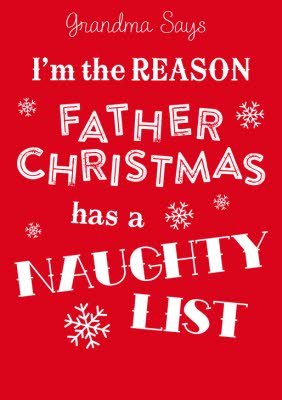 Christmas Naughty List Personalised T-shirt