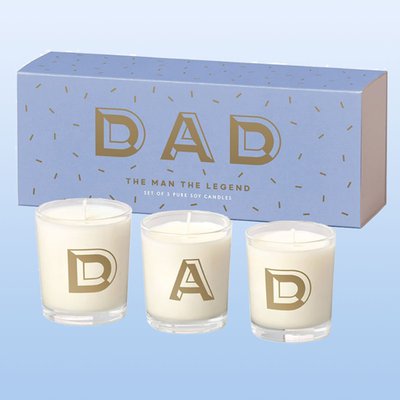 Aery Bonsai Soy Wax Candles Gift Set for Dad