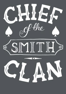 Chief of the Clan Personalised T-Shirt