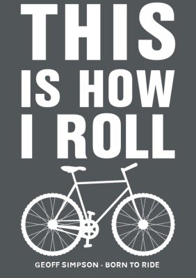 How I Roll Bicycle Personalised T-shirt