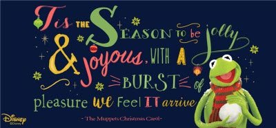 The Muppets Kermit Tis The Season Christmas Mug