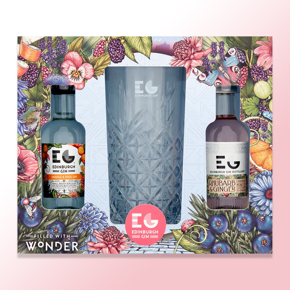 Edinburgh Gin Duo & Glass Alcohol