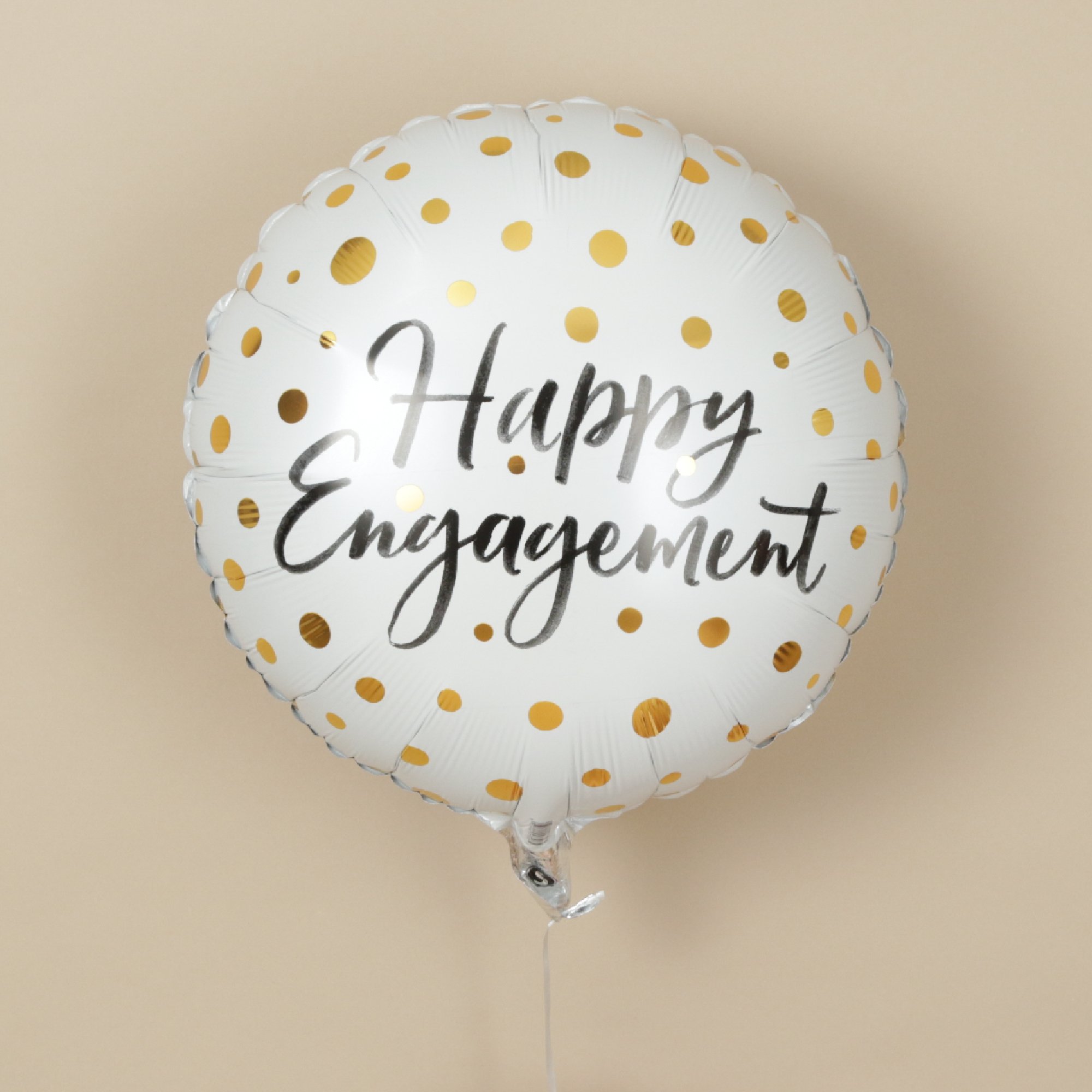 Happy Engagement Dots Balloon