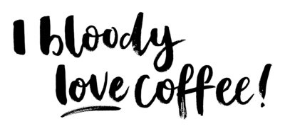 I Bloody Love Coffee Mug