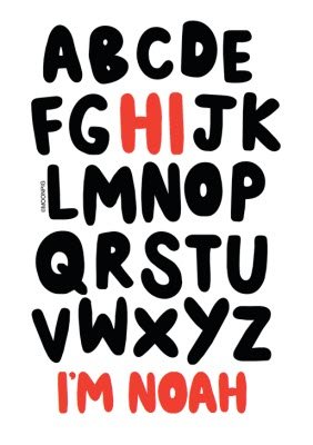 Typographic Alphabet Hi T Shirt