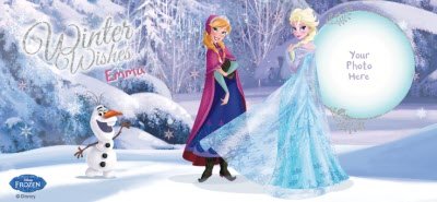 Disney Frozen Winter Photo Upload Mug