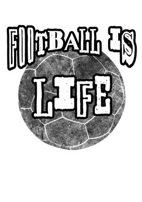 Football Is Life Personalised T-shirt