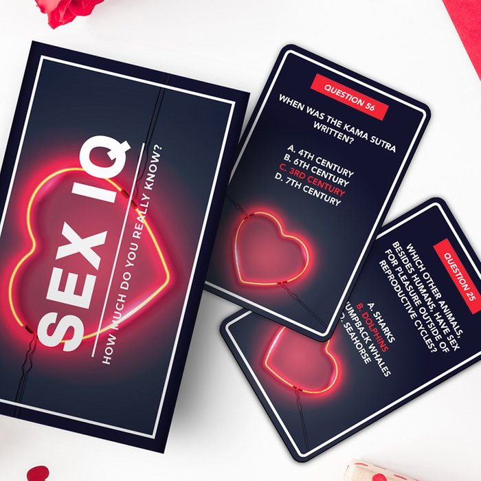 Sex IQ Trivia Cards