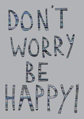 Don't Worry Be Happy Personalised T-shirt