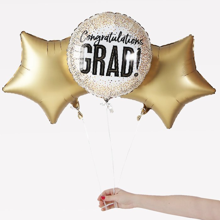 Congrats Grad Balloon Trio 