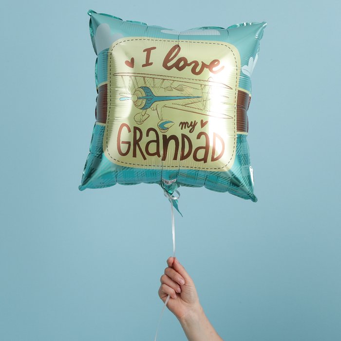 I Love My Grandad Retro Balloon