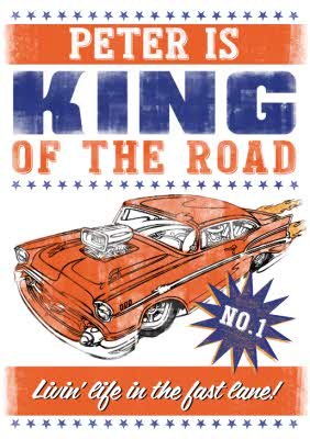 King Of The Road Personalised T-Shirt