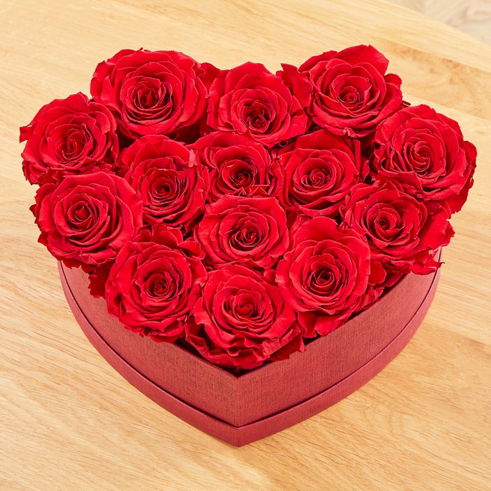 Deluxe Eternity Roses Large Heart