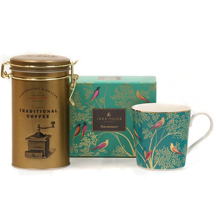 Sara Miller Mug & Coffee Gift Set