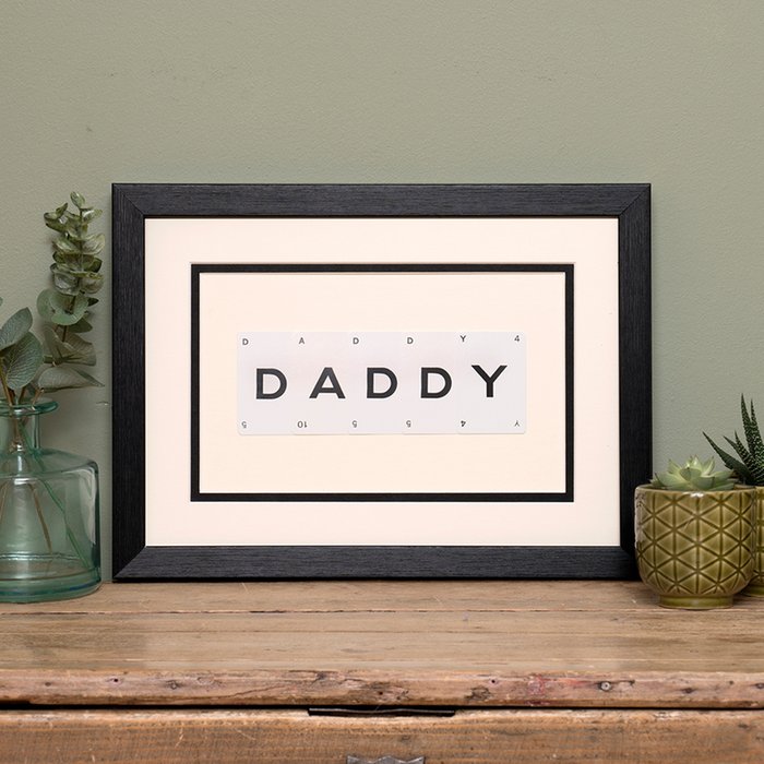 Vintage Playing Cards Daddy Frame
