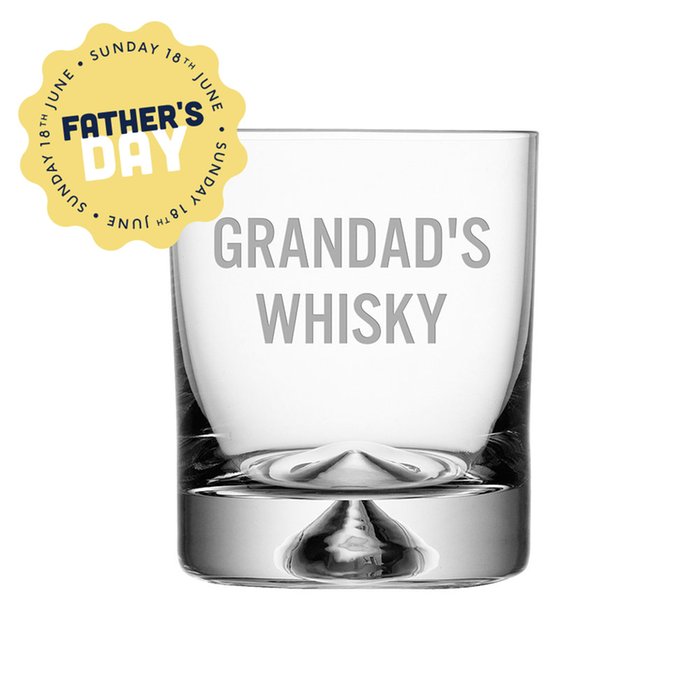 Grandad's Whisky Glass Tumbler