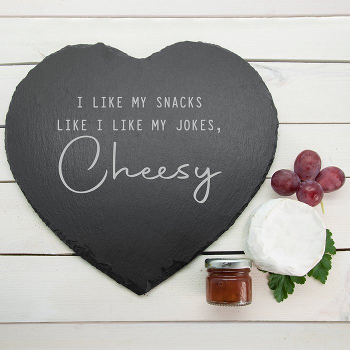 I Like My Snacks Like I Like My Jokes Cheese Board