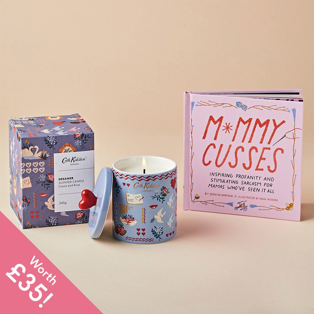 Mummy Cusses Book And Cath Kidston Tin Bundle