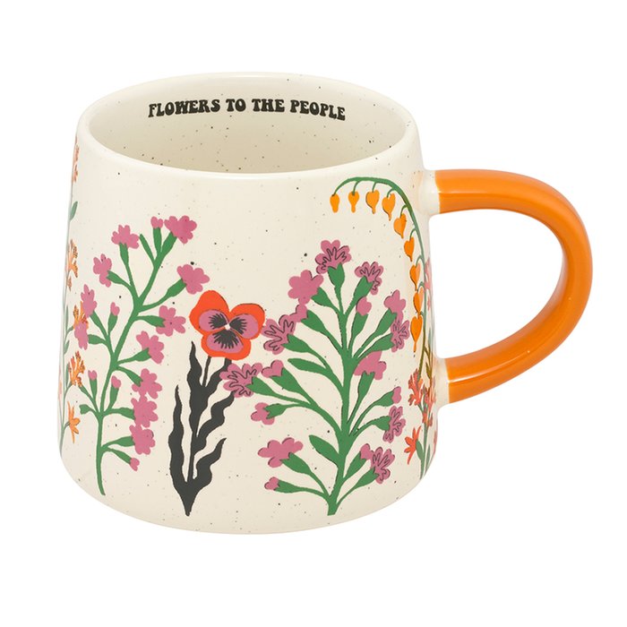 Cath Kidston Flowers To The People Peach Mug