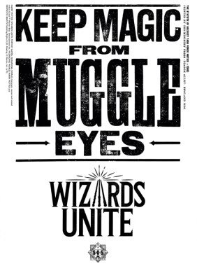 Harry Potter Wizards Unite Keep Magic From Muggle Eyes T-Shirt
