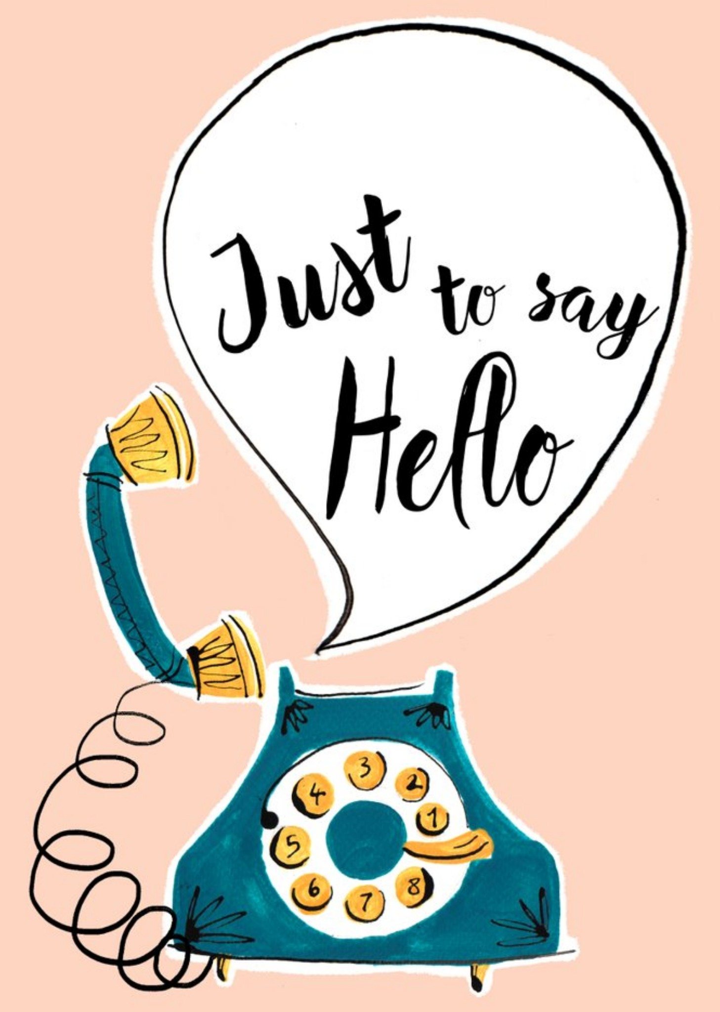 My Dear Friend Jenny Hello Personalised Postcard