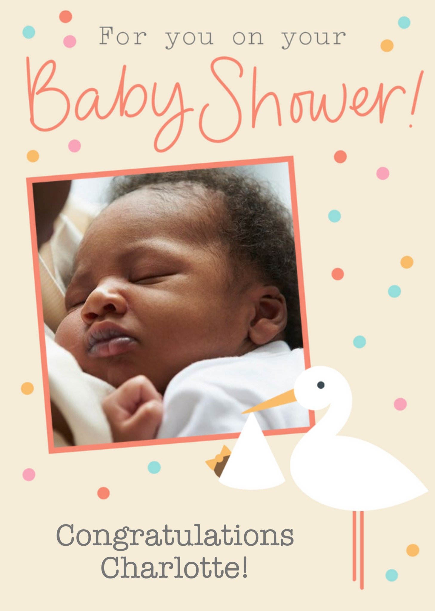 Scatterbrain For You On Your Baby Shower Card