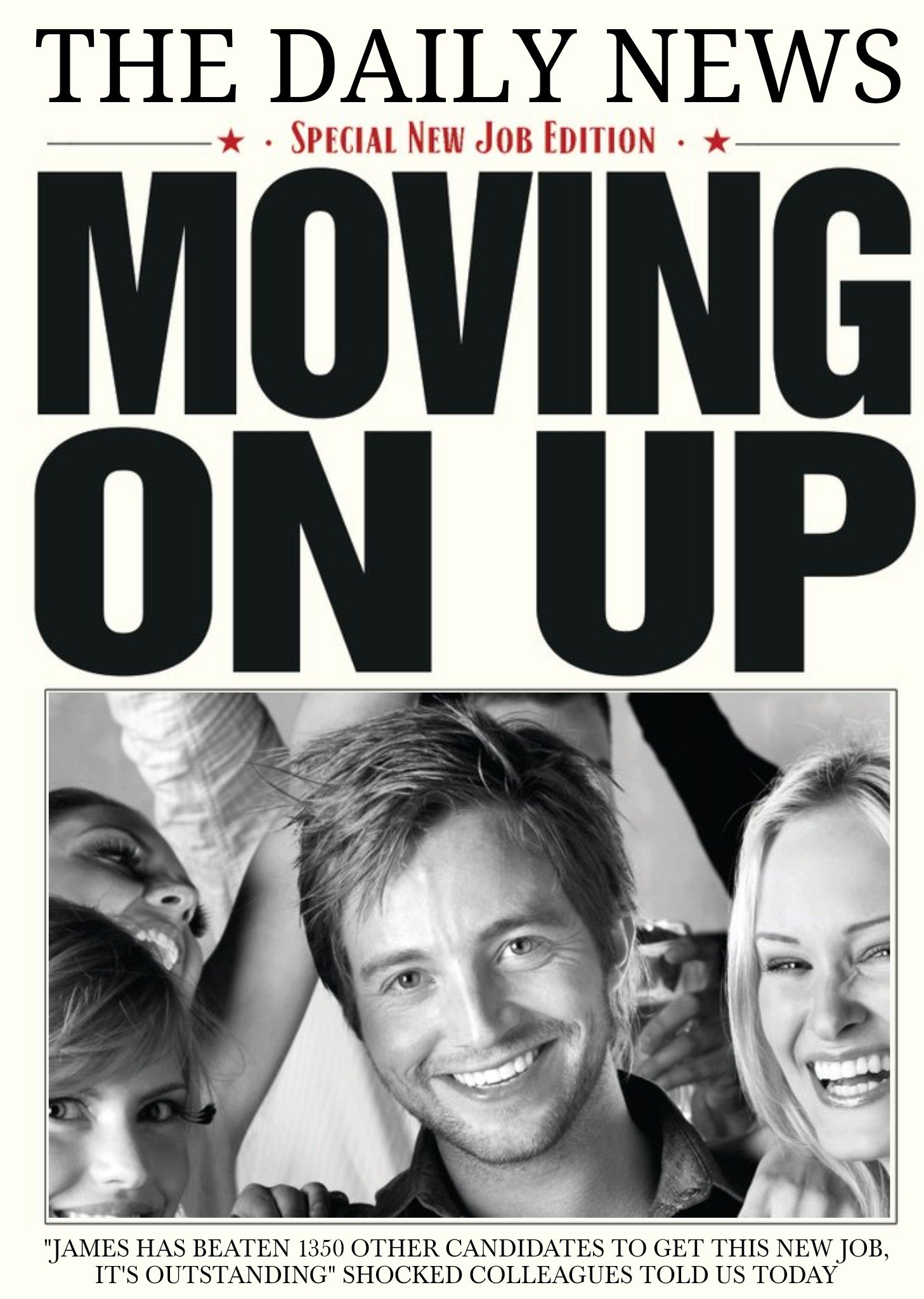 The Daily News Moving On Up New Job Photo Card Ecard