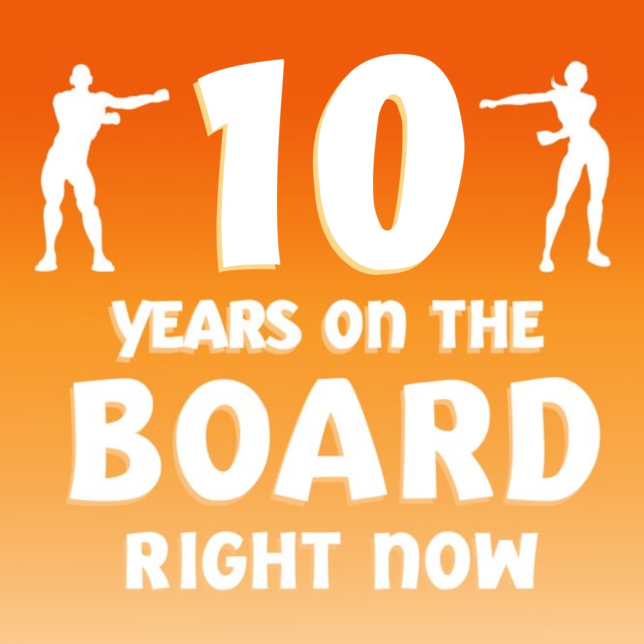Moonpig Gaming 10 Years Or Kills On The Board Right Now Birthday Card, Square