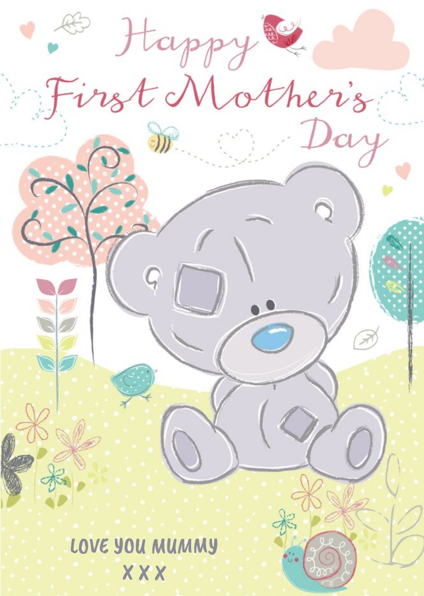 Tiny Tatty Teddy Me To You Tatty Teddy Happy First Mothers Day Card