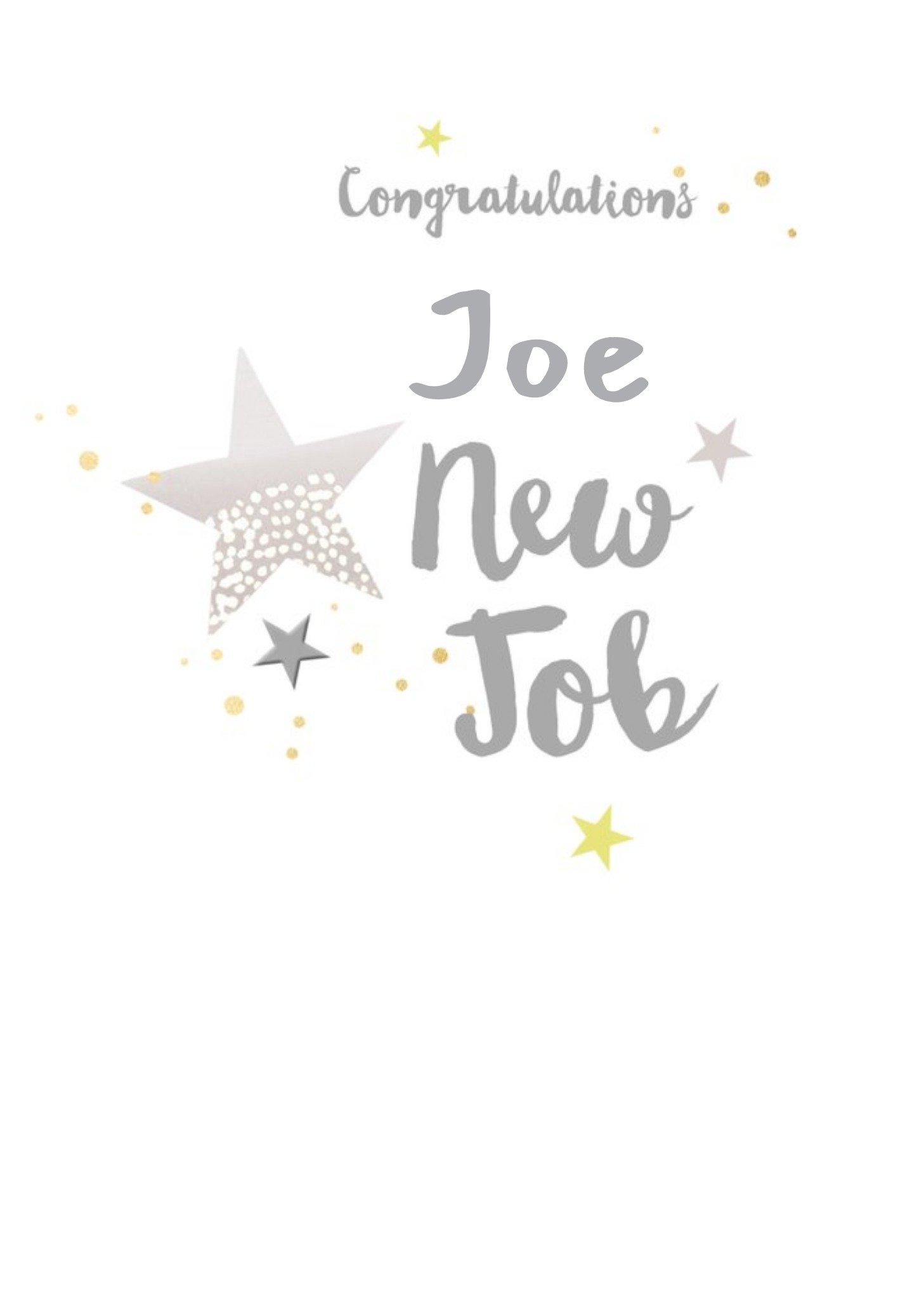 Hotchpotch Stars Sweet Congratulations Card Ecard