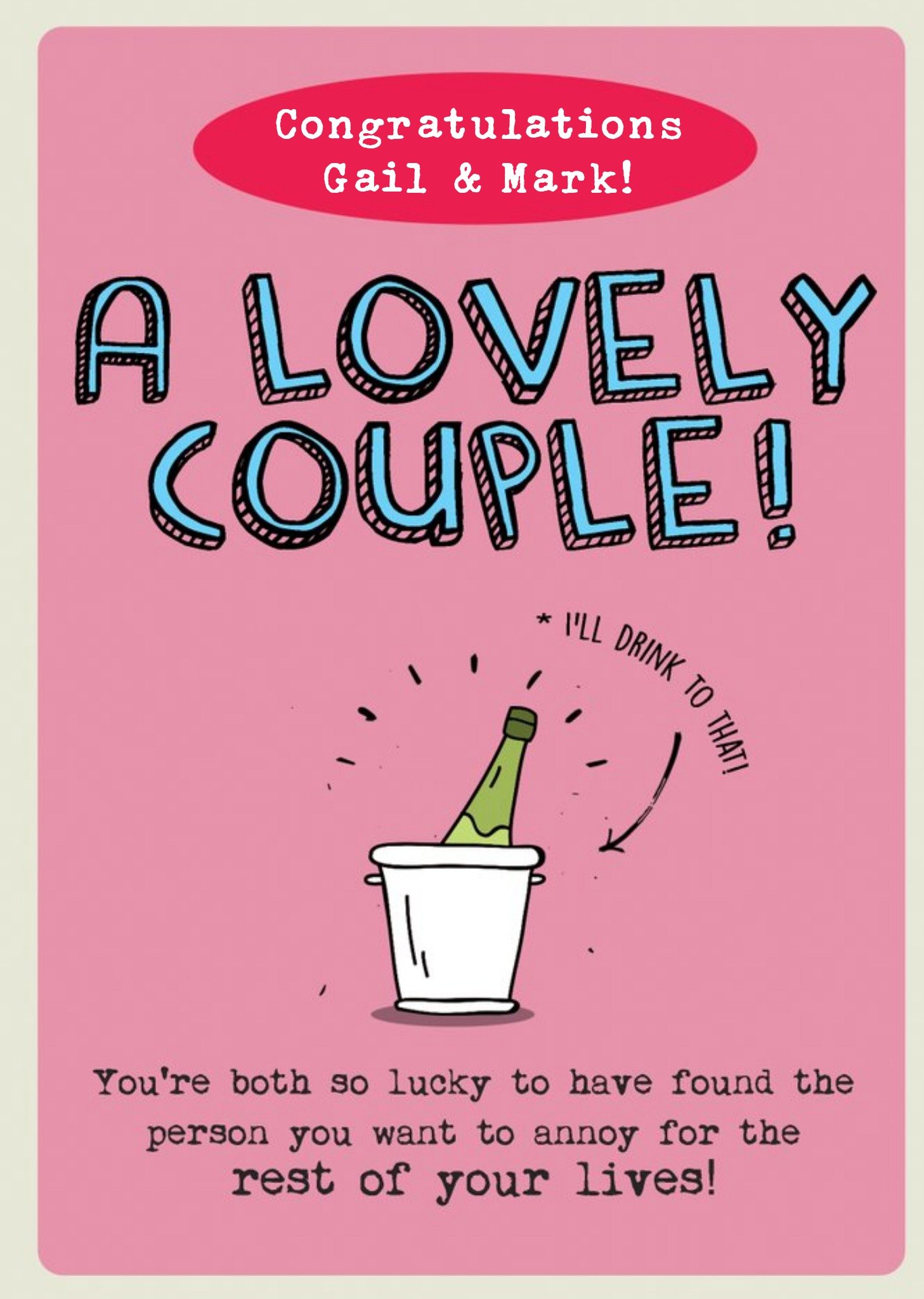 Funny Congratulations Card - Engagement - Marriage Ecard