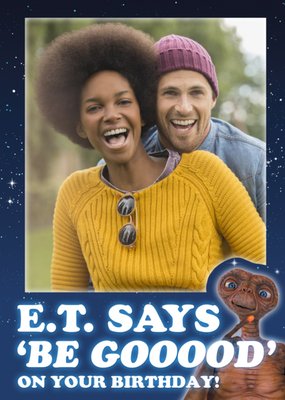 E.T. photo upload birthday card - Universal - ET