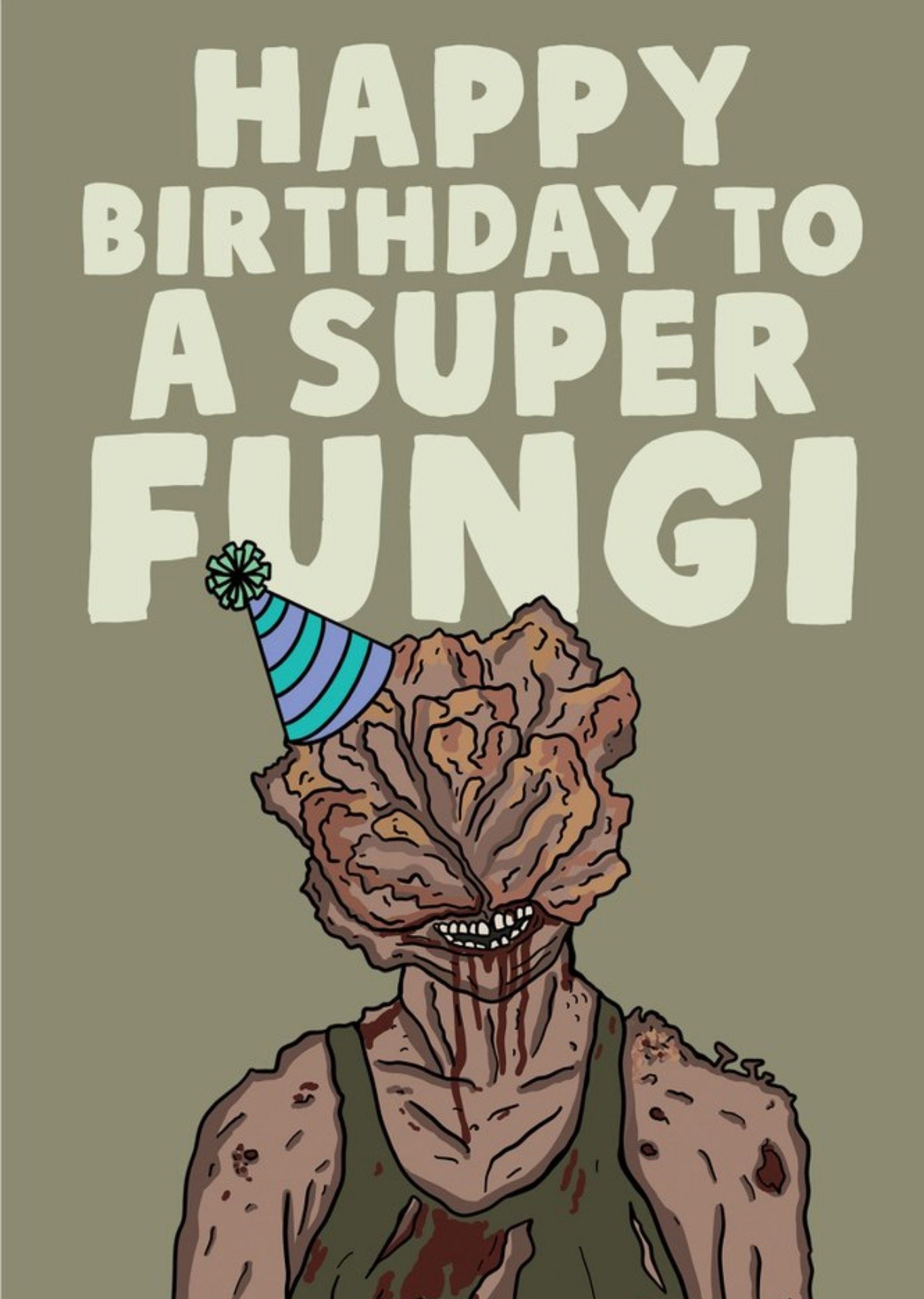 Moonpig To A Super Fungi Birthday Card, Large