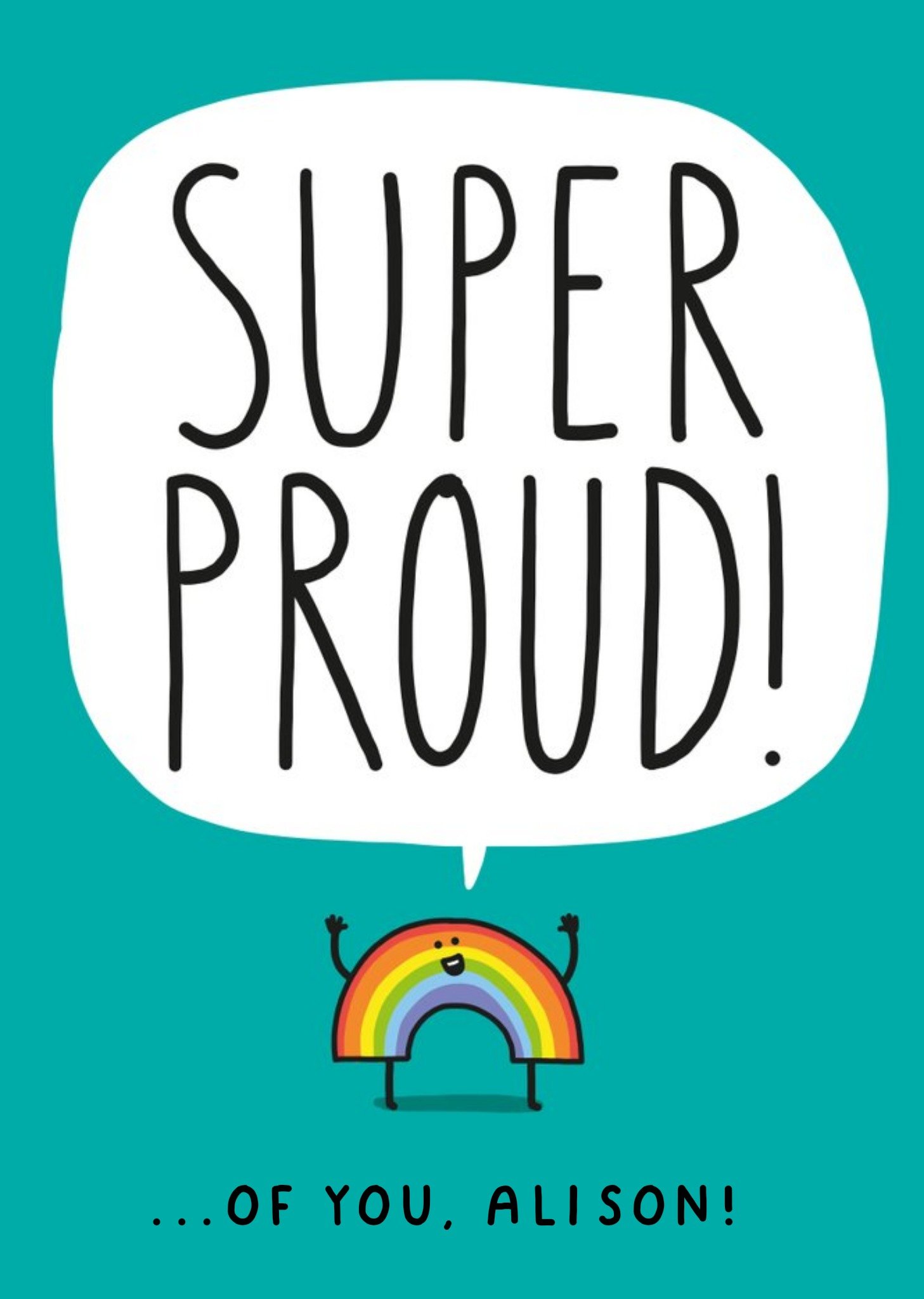 Super Proud Rainbow Card Ecard