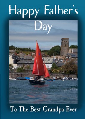Photo Of Sail Boat Photo Upload Father's Day Card