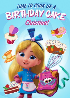 Alice's Wonderland Bakery Cook Up A Birthday Cake Card