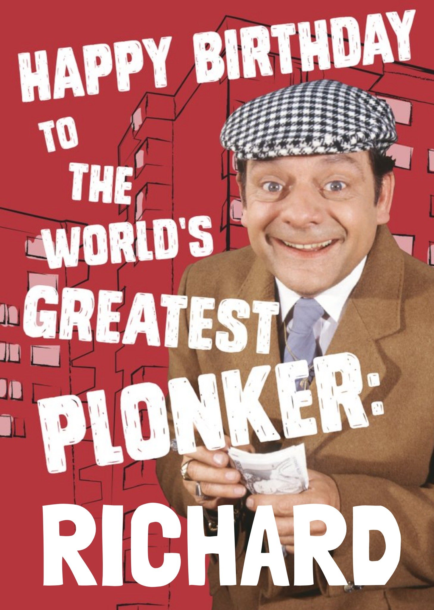 Bbc Only Fools And Horses Happy Birthday To The World's Greatest Plonker, Large Card